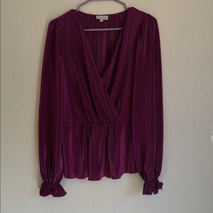 Chenault Deep Purple Blouse